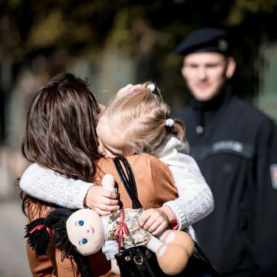 policie a dítě